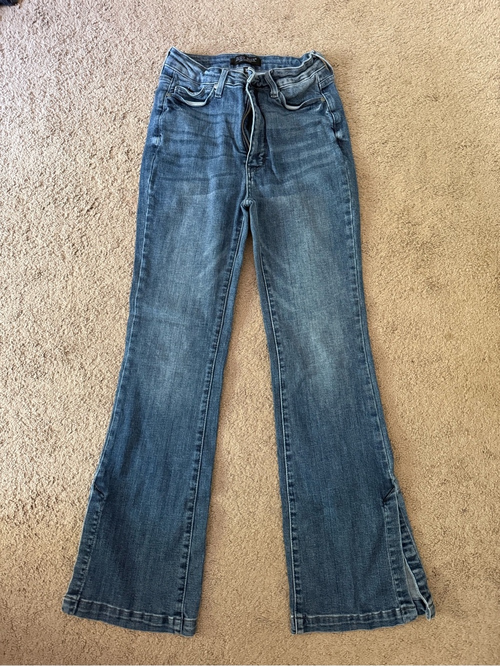 Women's Blue Flared Jeans
